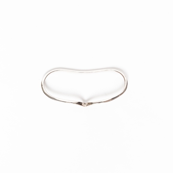 Silver Hand Wrap V Bracelet - Picture 10 of 12